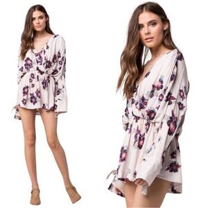 Free People Cream Floral Top or Mini Dress‎